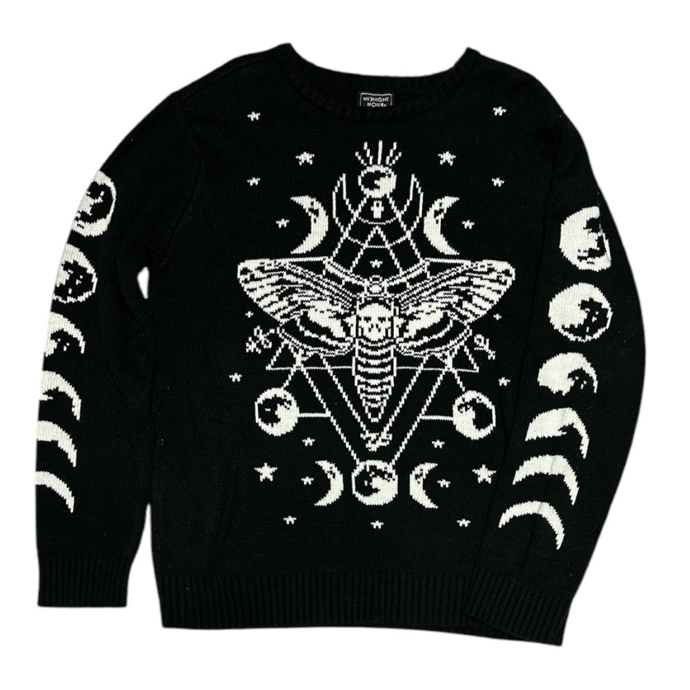 Midnight Hour Deathmoth Lunar Sweater